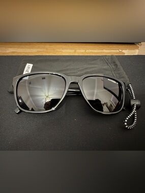Arnette Black Sunglasses with Blue Accent - Men's Polarized Shades